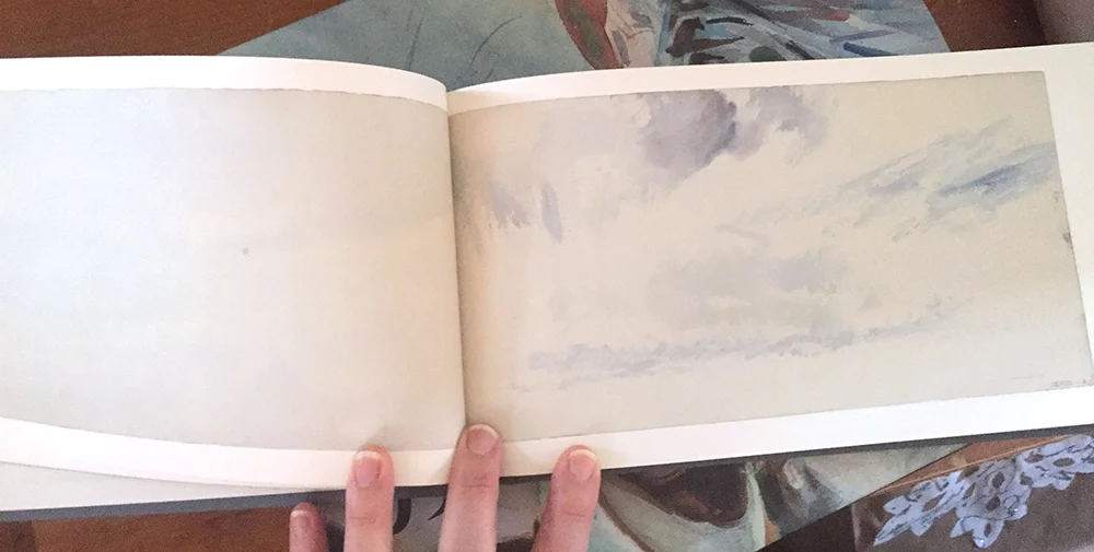 The “Skies” Sketchbook by J.M.W. Turner — Elizabeth Floyd